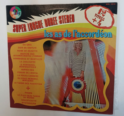 Винтажная виниловая пластинка LP Сборник Les As De Laccordeon (France 1974)