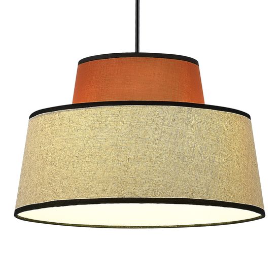 SL1354.423.01 Светильник подвесной ST-Luce Черный/Кирпичный,Бежевый, Черный E27 1*40W JACKIE