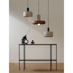 Светильник подвесной Juko, Ø42х31 см, бежевый/коричневый