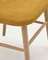 Стул Helda, горчичный шенилл, массив дуба
