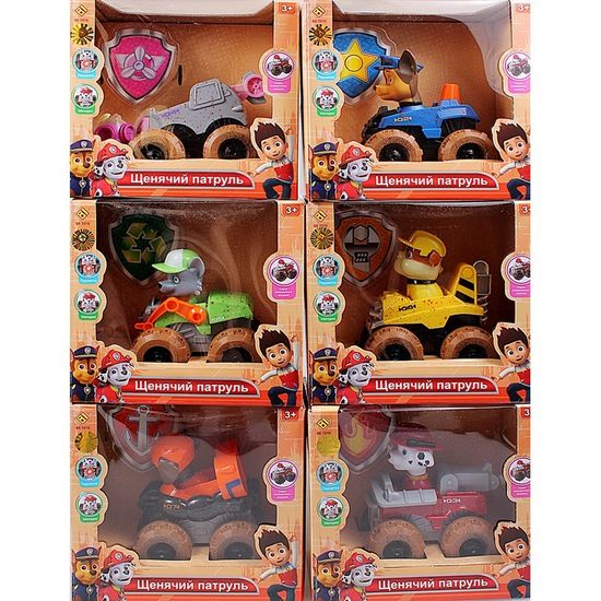 Щ/П Набор герои в машинах монстр кар