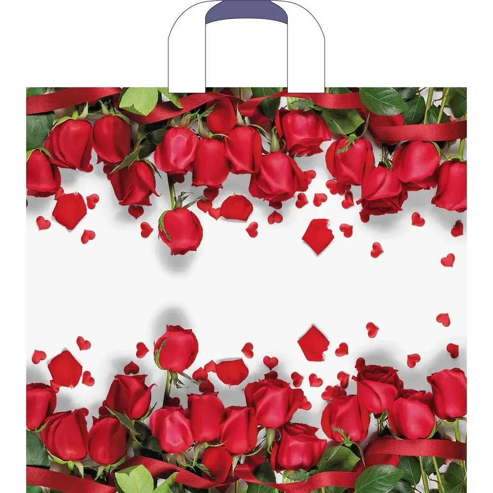 Пакет ПЭ с петлевой ручкой 38+3см(Гран При) Артпласт (х50) (комплект 50 шт)