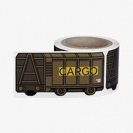 Наклейка FLUX Cargo Train 7x14см