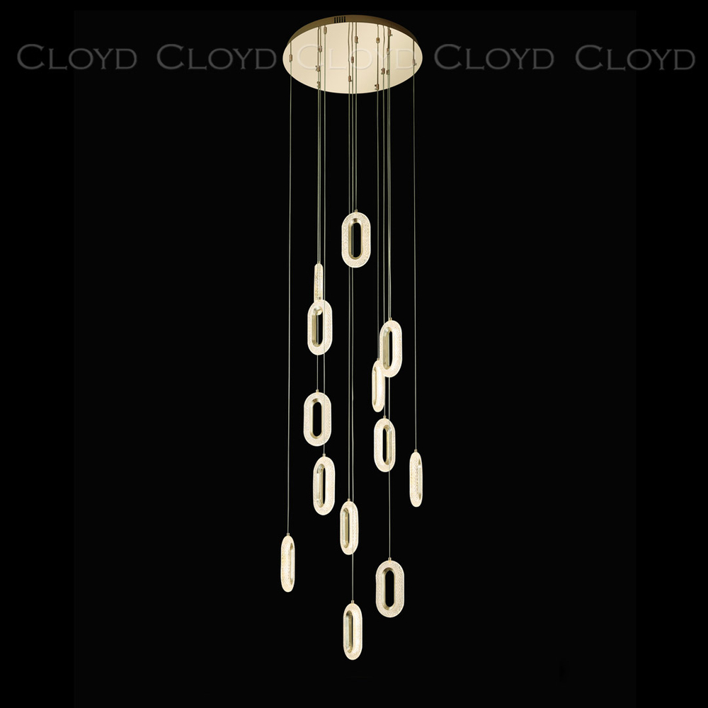 Люстра Cloyd DIOFANT C13 / выс. 280 см - золото (арт.11247)