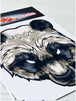 Наклейка - Злая панда