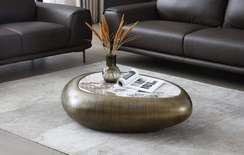 Журнальный столик Pebbles, 116х77 см, стекловолокно, керамика