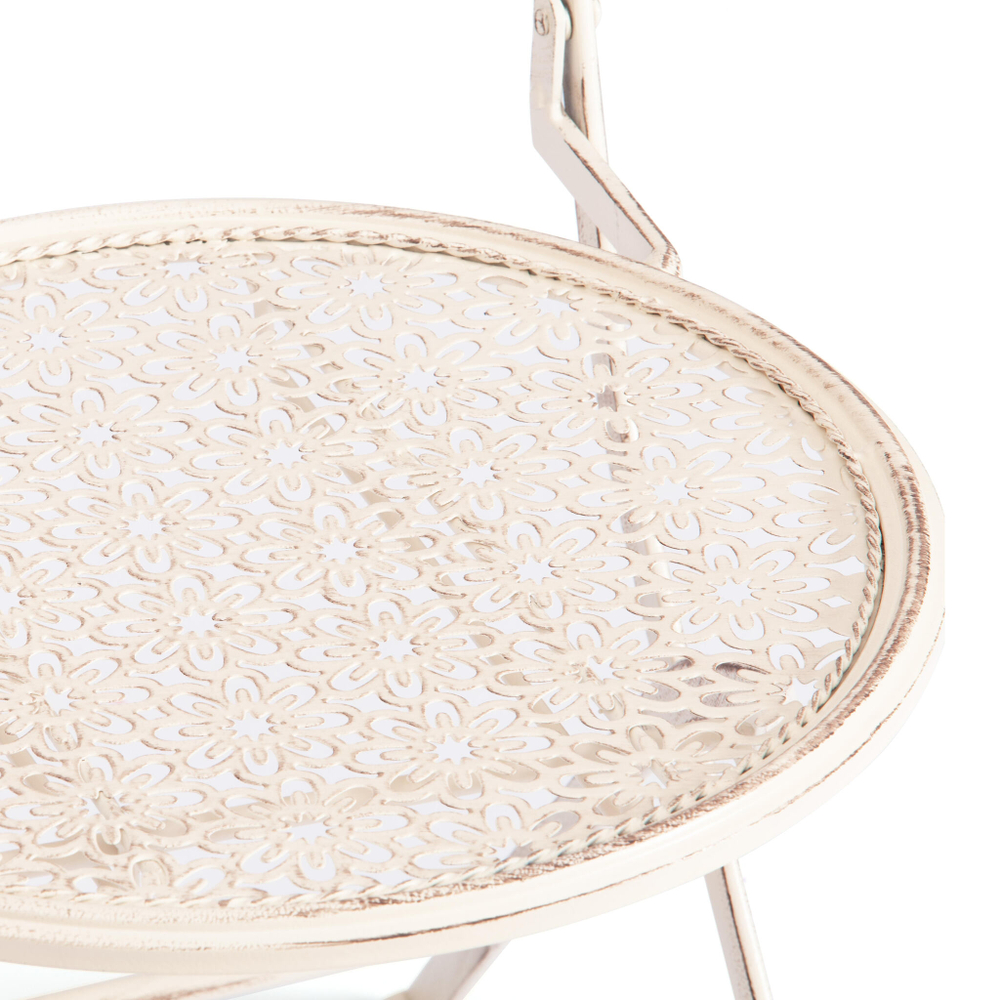 Стул Love Chair (PL08-11140) стальной сплав, античный белый, 40х47,5х94 см