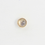 Grisant Cab tops with rose cut stone