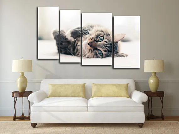 Модульная картина "Серые глаза"