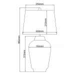 Настольная лампа Quintiesse, Арт. QN-BEXLEY-TL-BKBB