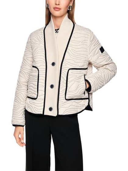 Marc Cain Куртка стеганая с вязаным воротником