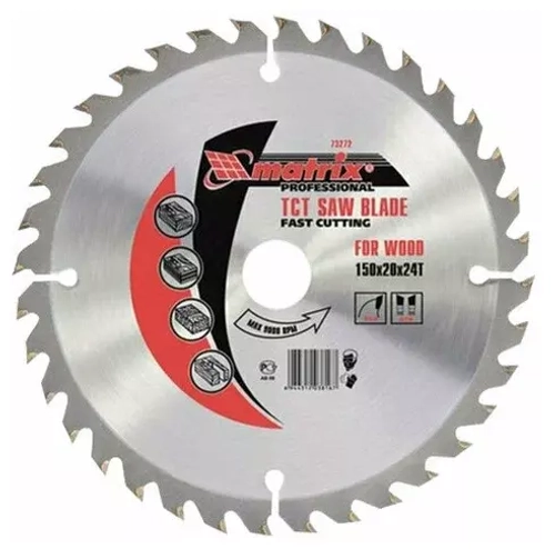 Диск пильный 185*20мм 36зуб+кольцо 16/20 73278