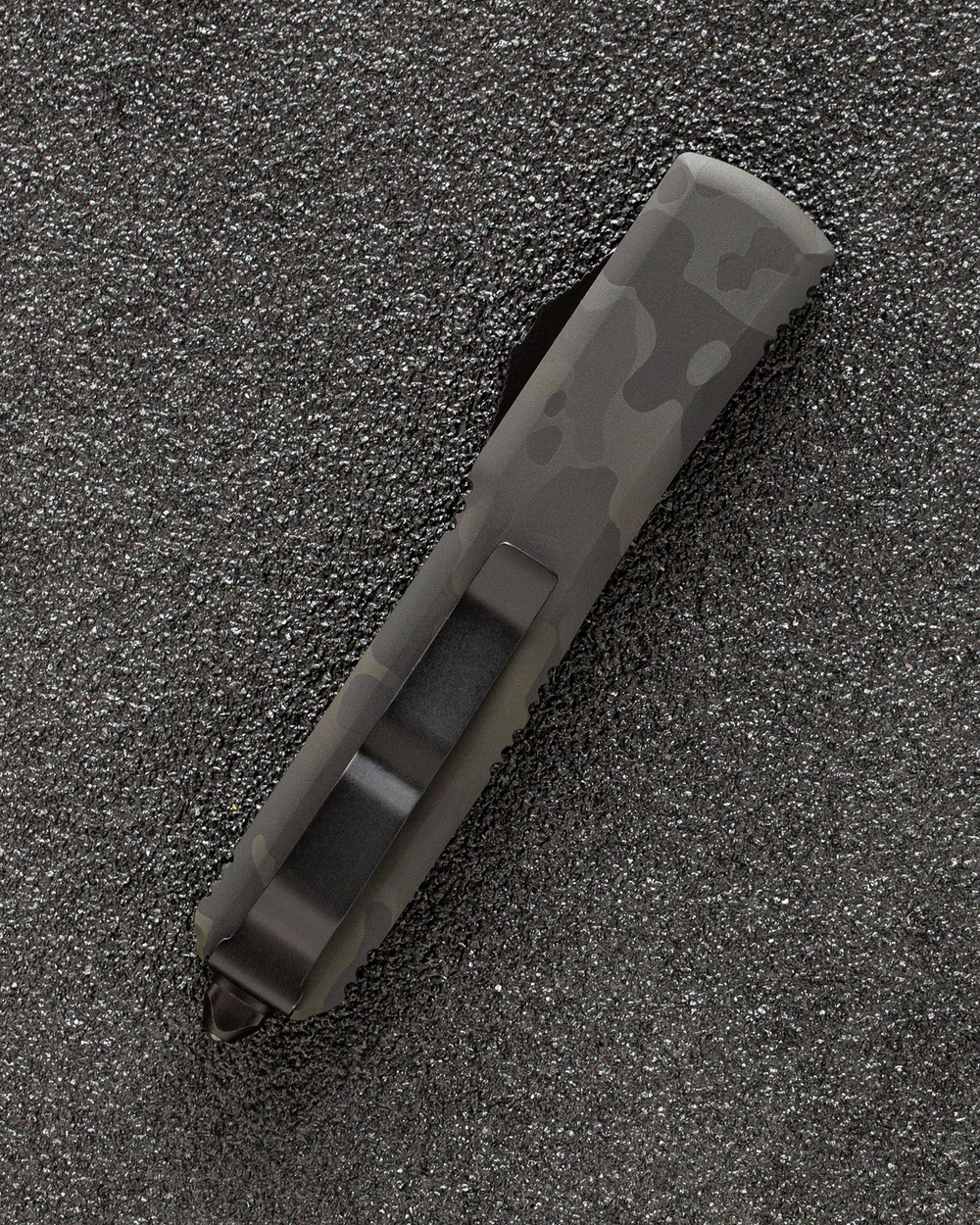 Автоматический складной нож SteelBro Ultratech T/E Black Tanto Black CAMO VG-10 123-1BKCS (черный-камуфляж)