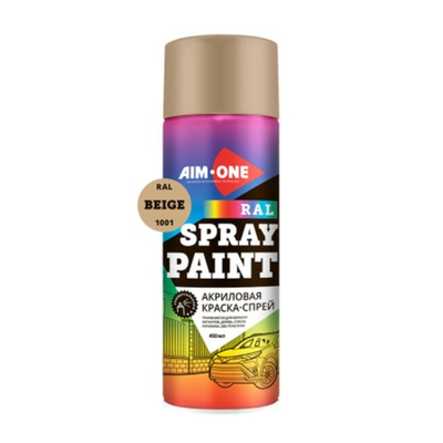 Aim-One Краска-спрей RAL-1001. Бежевая