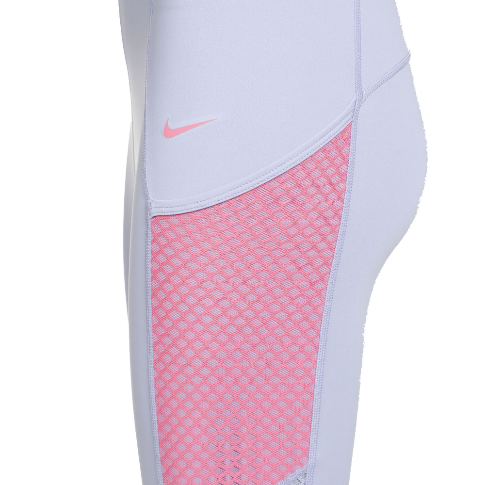 Женские теннисные брюки Nike Dri-Fit Performance HR Tight Women - Lilac, Pink