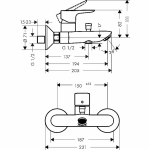 Смеситель для ванны Hansgrohe Talis E 71740700 белый матовый