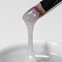 Моделирующий УФ-гель светоотражающий BUILDER UV GEL MILK DIAMOND, 15г №9872