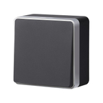 Выключатель одноклавишный Gallant черный с серебром W5010034 W5010034