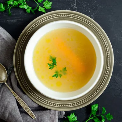 Фотография Куриный бульон замороженный / 1 л купить в магазине Афлора