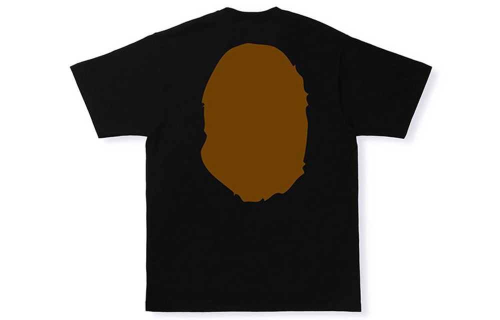 A Bathing Ape Pigment Big Ape Head Tee Ss23 черный