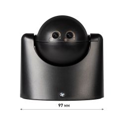 Датчик движения ЭРА MD 03 настенный инфракрасный 1200 Вт угол 180 градусов IP44, черный | Датчики движения