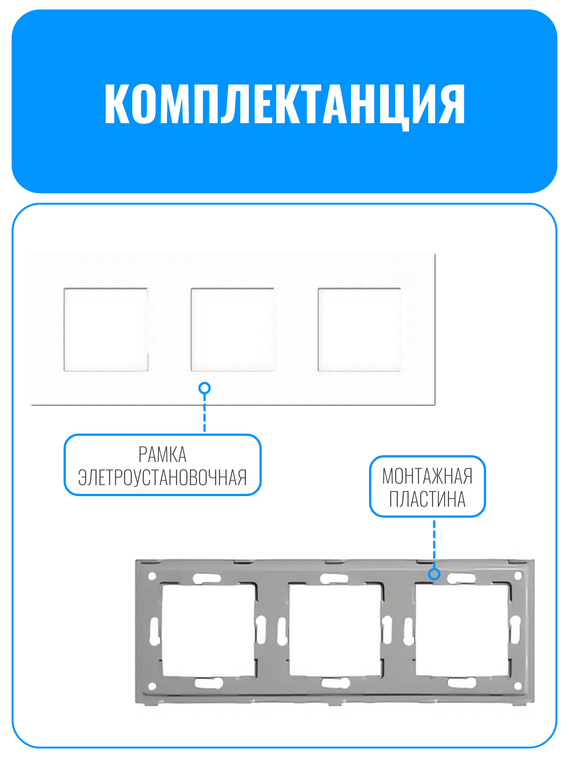 Рамка электроустановочная пластиковая Smart Aura серия Classic
