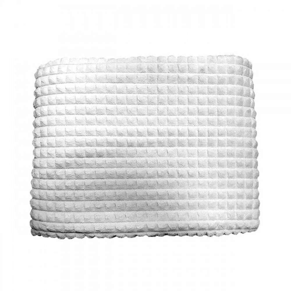 Плед Кубик белый  евро бамбуковое волокно