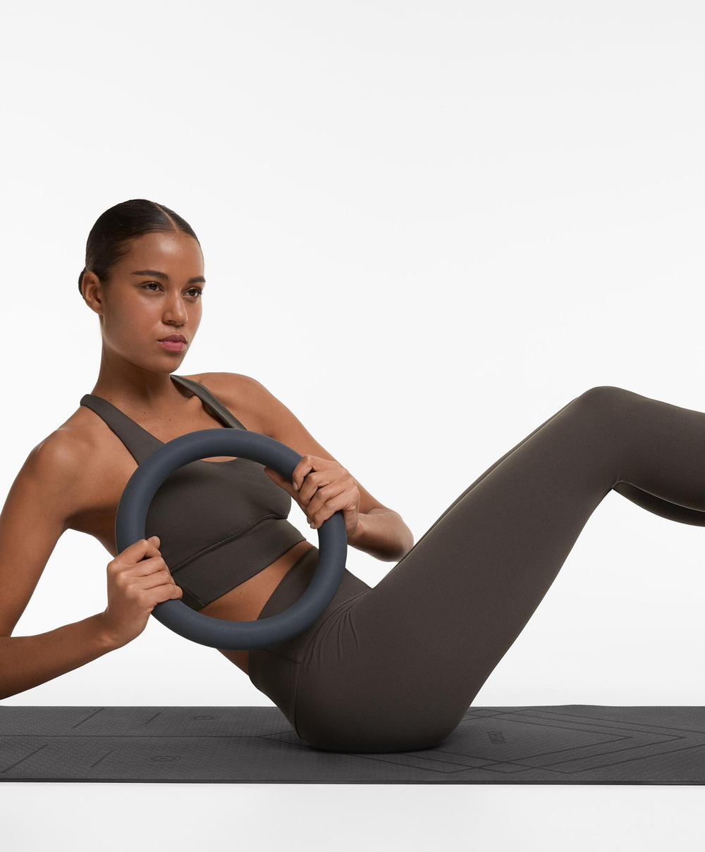 OYSHO Легинсы длиной до щиколотки Comfortlux с высокой посадкой, антрацитовый