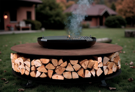 Дизайнерский очаг UFIRE GF-09, d 150 см