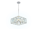 Подвесная люстра с хрусталем TR5148 CH/CL хром/прозрачный E14/6 max 40W 500*500*1000