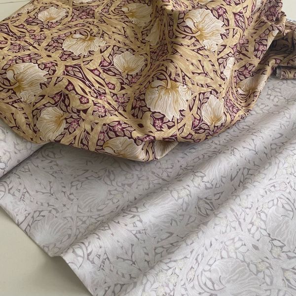 Pimpernel #2, серый,  Моррис, отрез 80 см, 100% хлопок Handmade Fabrics 6