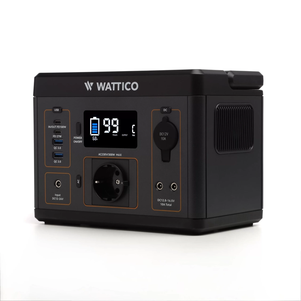 Портативная электростанция Wattico Camp 300 PRO, 300 Вт