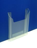 Карман буклетница А4 верт Н=275, 1,5 ПЭТ 25мм