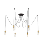 Citilux Эдисон CL451061 Люстра паук Венге Бронза