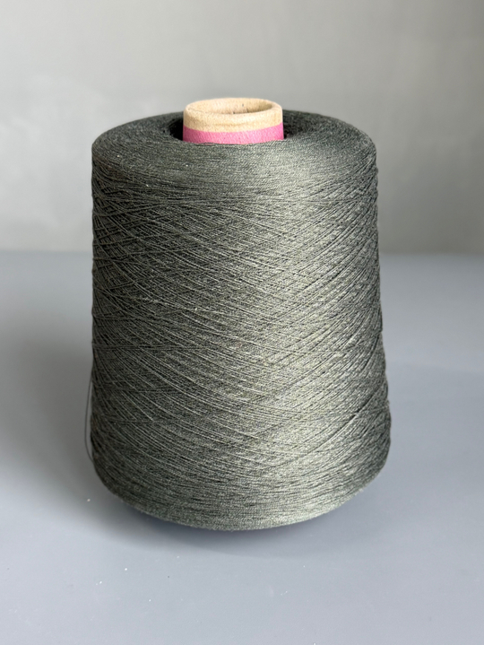 Пряжа Servizi e Seta COTSILK 2/48 (50% шелк 50% хлопок) 2400 м/100 гр, хвойный