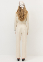 Брюки прямые из хлопка