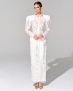 Жакет из премиального кружева