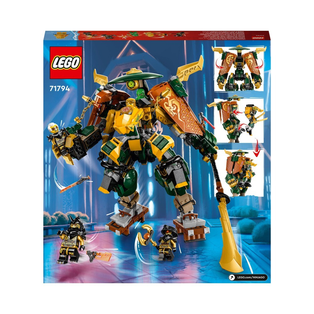 LEGO Ninjago — Механическая команда ниндзя Ллойда и Арина 71794 / артикул   71794  / GTIN 5702017413082