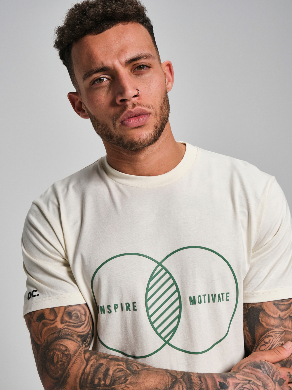 Футболка мужская ORIGINAL CREATOR INSPIRE T-SHIRT, Молочный