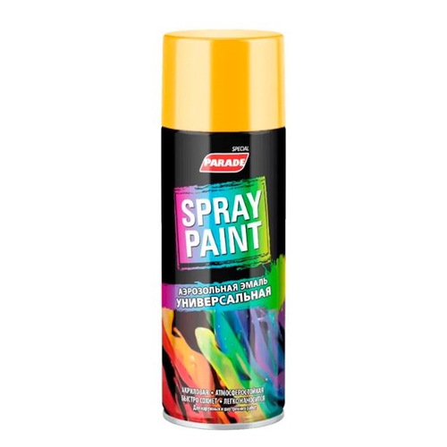 Эмаль аэроз. PARADE желтая 400мл/25
