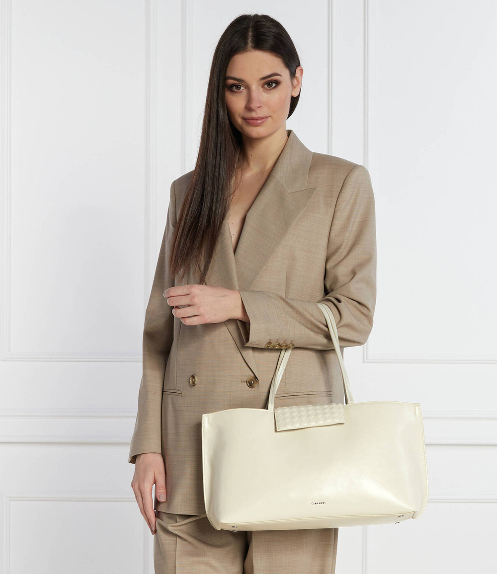 Сумка-шопер Calvin Klein - кремовый(K60K611885)