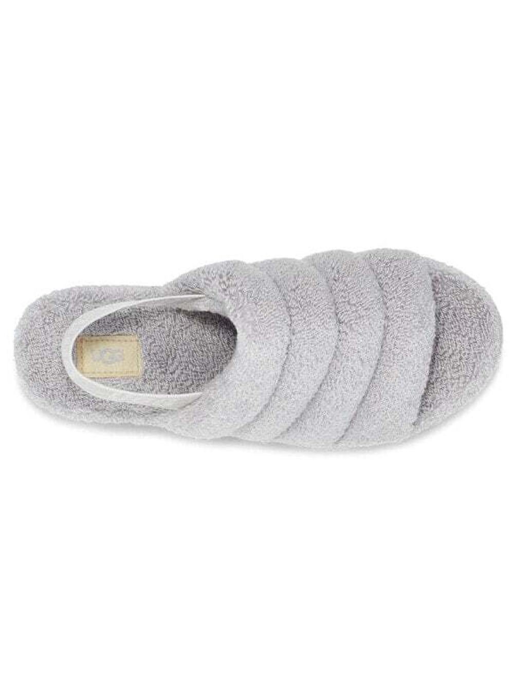 UGG Флип-флопы Fluff Yeah Stylish Sandals Women's Metal Gray