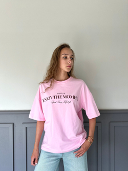Футболка oversize Enjoy the moment