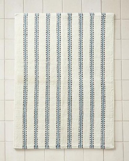 Zara Home коврик для ванной из хлопка, в полоску, 50x80 см