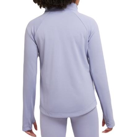 Футболка для девочки теннисная Nike Dri-Fit Long Sleeve Running Top - indigo haze