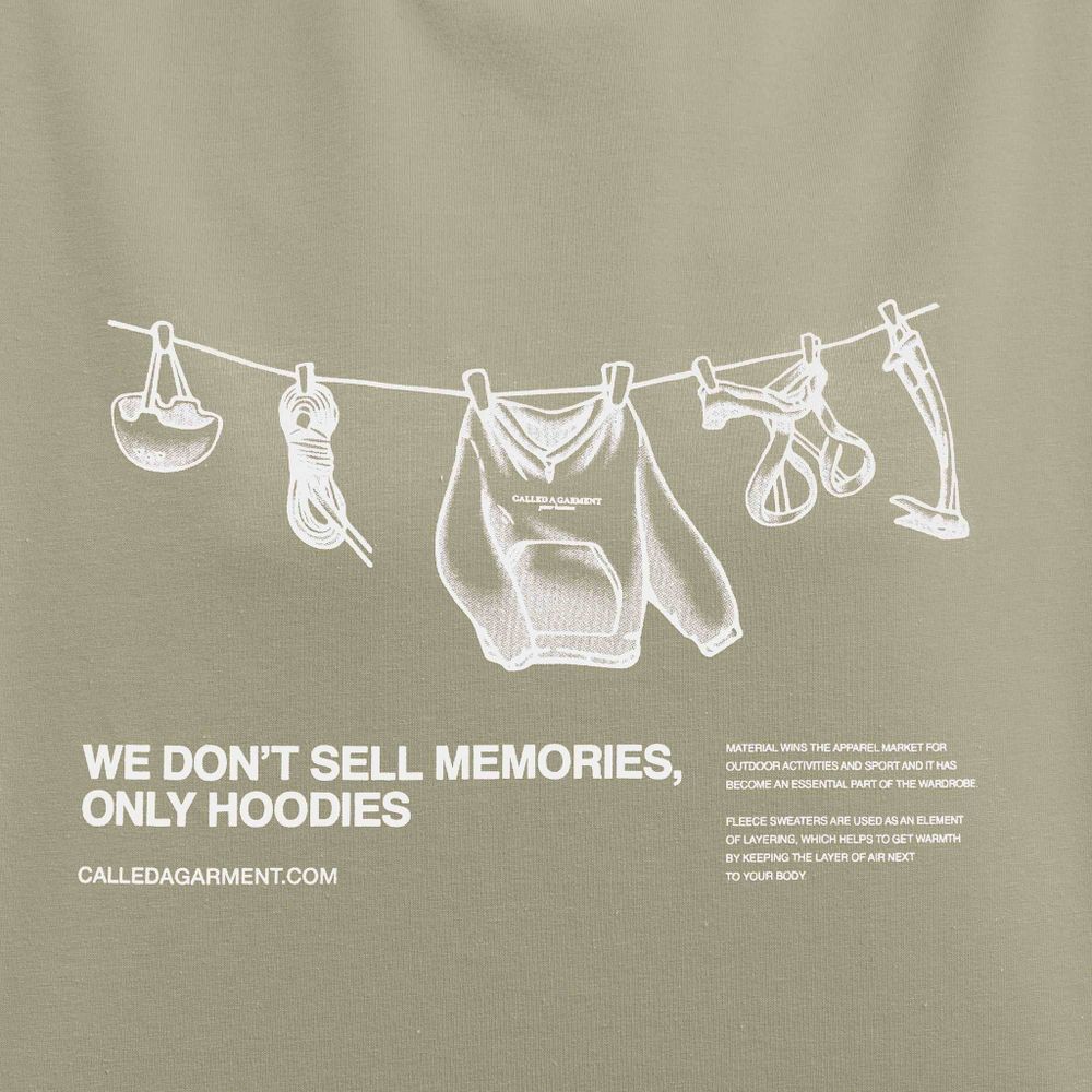 Лонгслив Called a Garment Climber пыльно-зеленый