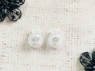 Фиксатор шар, р. 1,9х1,5 см, d 6 мм, прозрачный