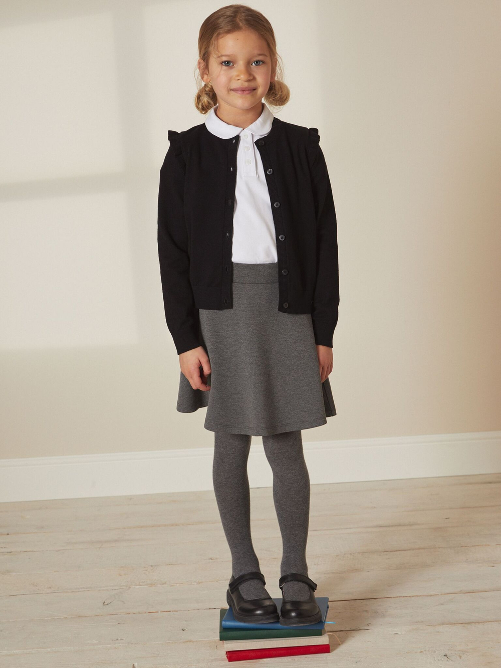 Кардиган школьный для девочки Next C54-234, Черный