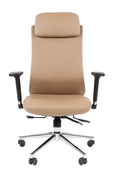 Офисное кресло Chairman 500LUX Россия экокожа бежевый