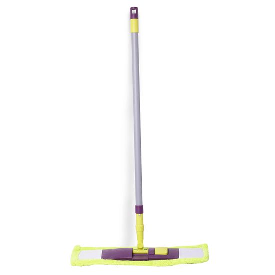 Полотер с основанием 40х10 см, насадкой из микрофибры и телескопической рукояткой 78-128 см Valsar